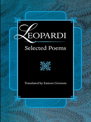 cover image of Leopardi
